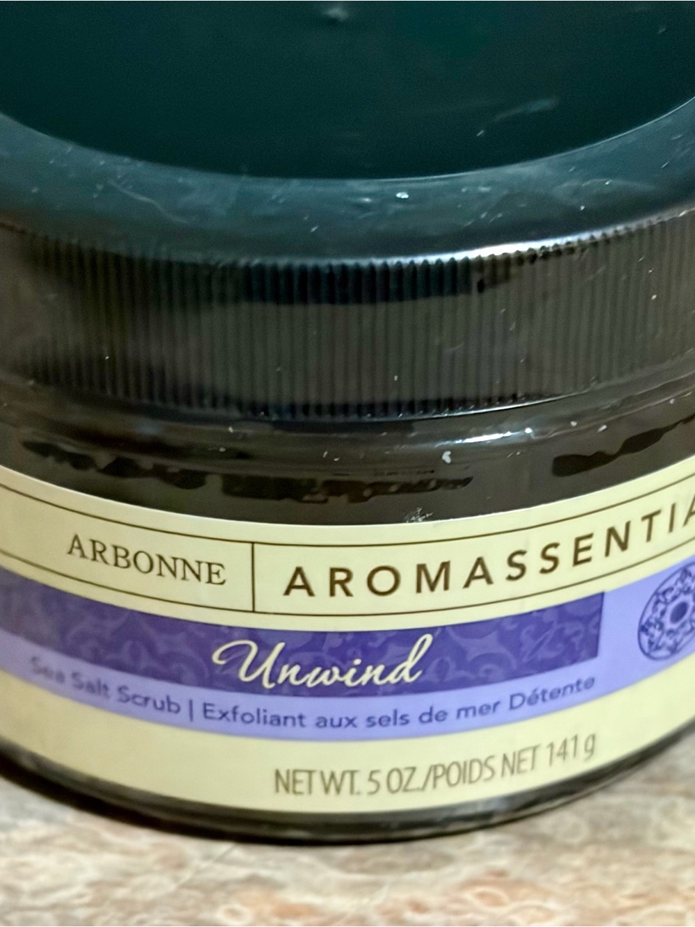 Arbonne Aromassentials Unwind Sea Salt Scrub - - Picture 5 of 8